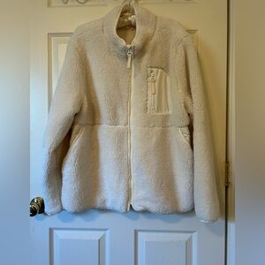 Maurices Women’s Cream fleece Jacket